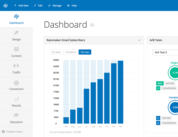 Experience the joy of your subscriber growth as it happens