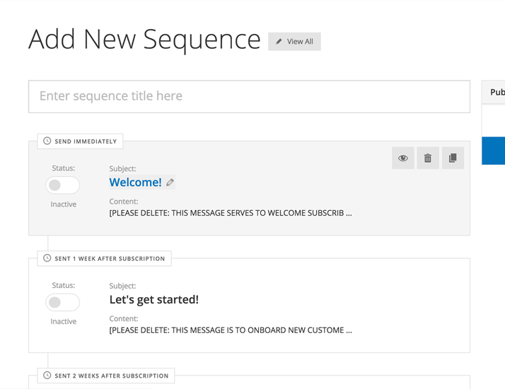Unleash the power of sophisticated automated email sequences