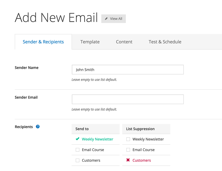 Send broadcast emails and schedule sophisticated autoresponders