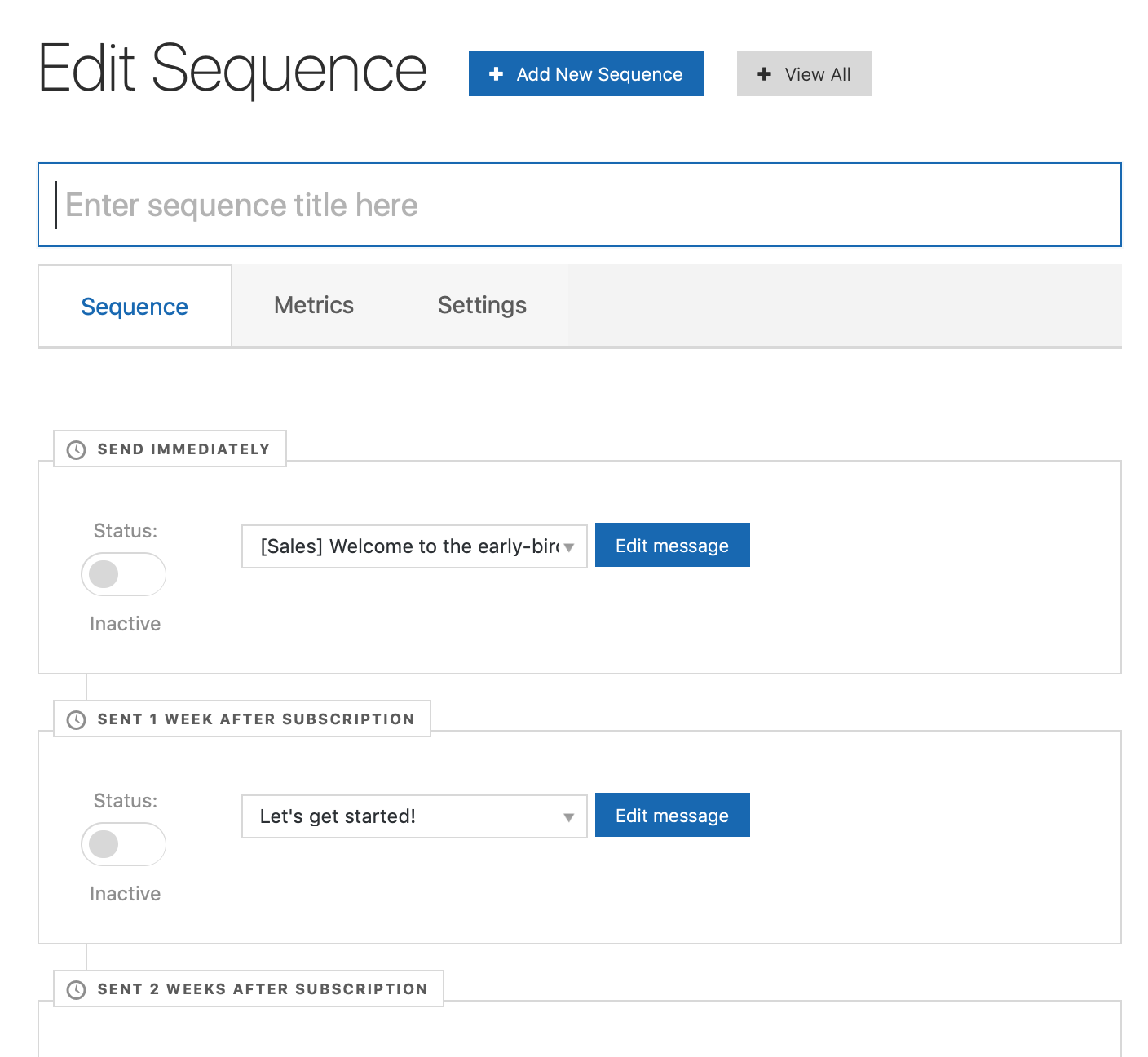 Unleash the power of sophisticated automated email sequences